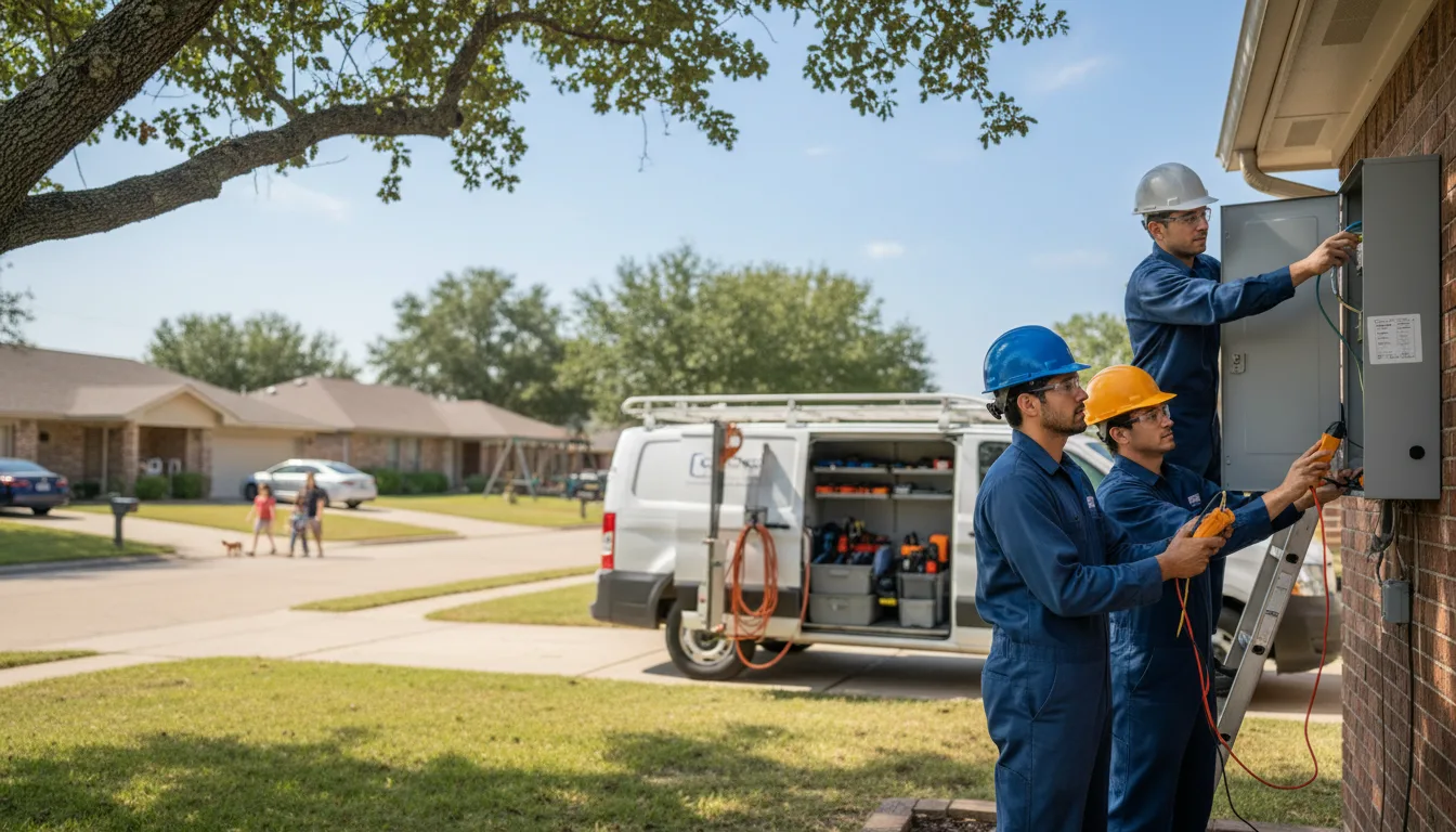 Certified electrician providing emergency electrical services in Ponce De Leon, MO